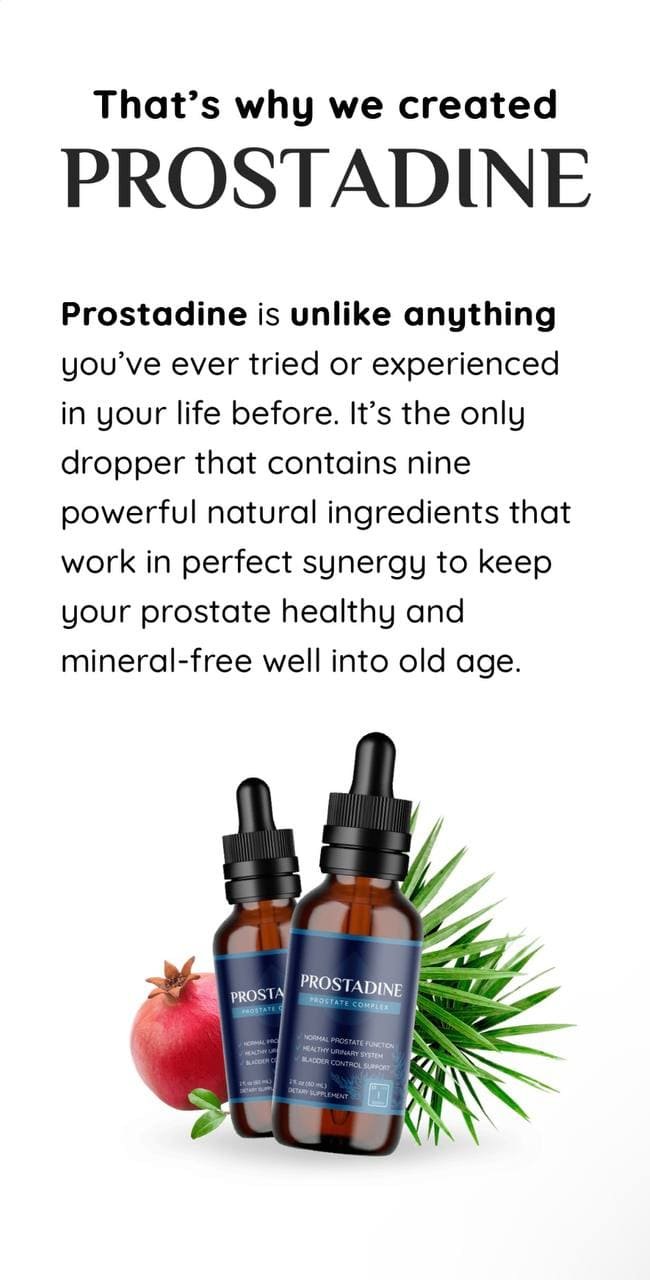 Prostadine - Natural Prostate Support with 9 Powerful Ingredients