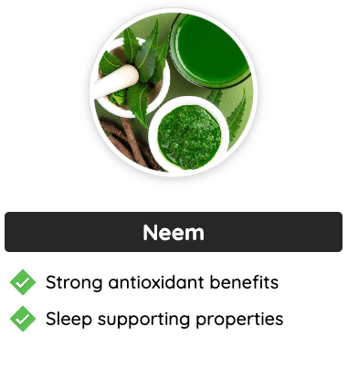 Neem - Natural Antioxidant & Sleep Support Herb.