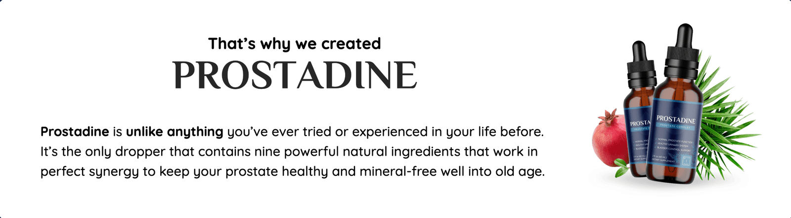 Prostadine - Natural Prostate Support Formula with 9 Powerful Ingredients